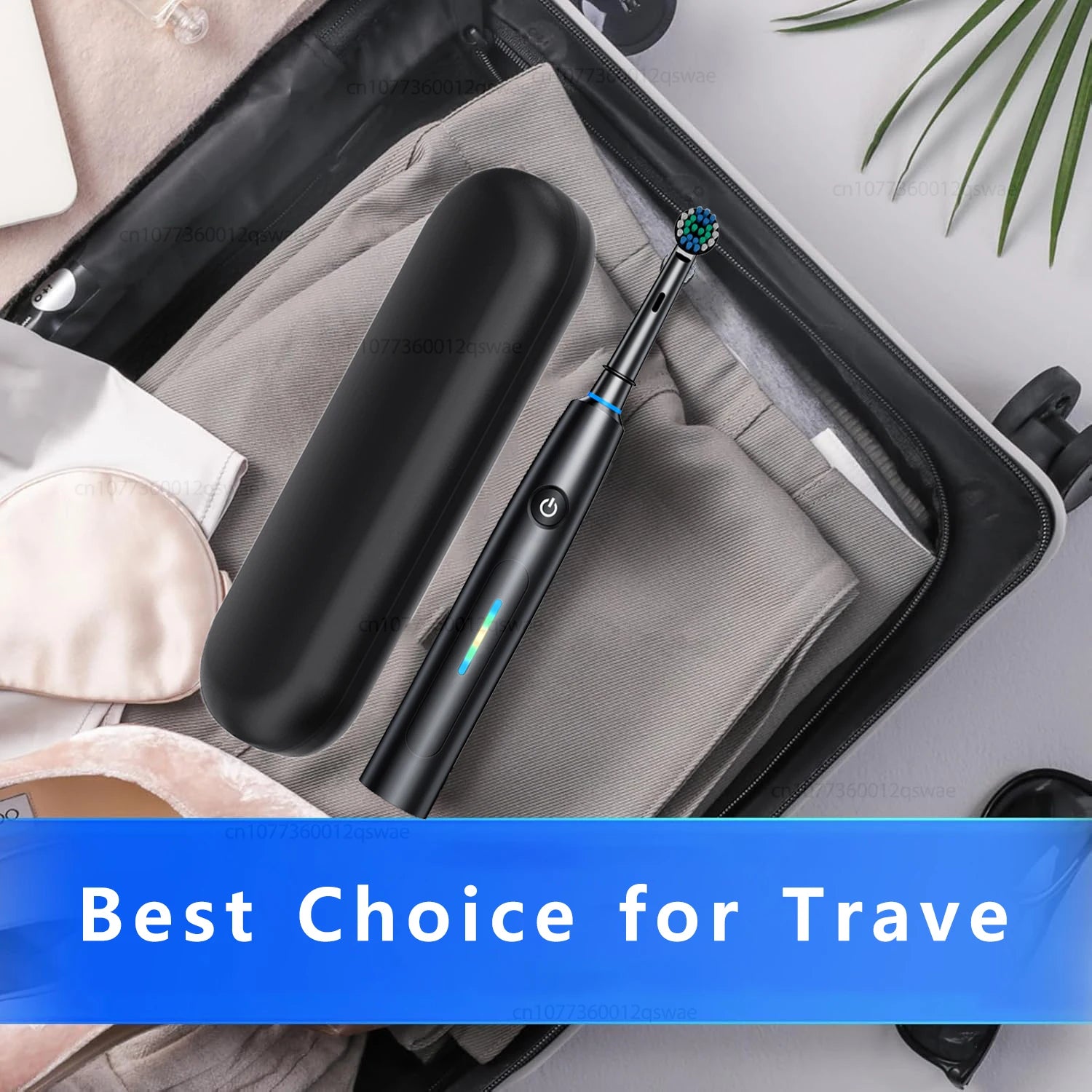 Rotating Electric Toothbrush for Adults Fast Charge 5 Modes Deep Clean Electric Toothbrush with Rechargeable Power Smart Timer