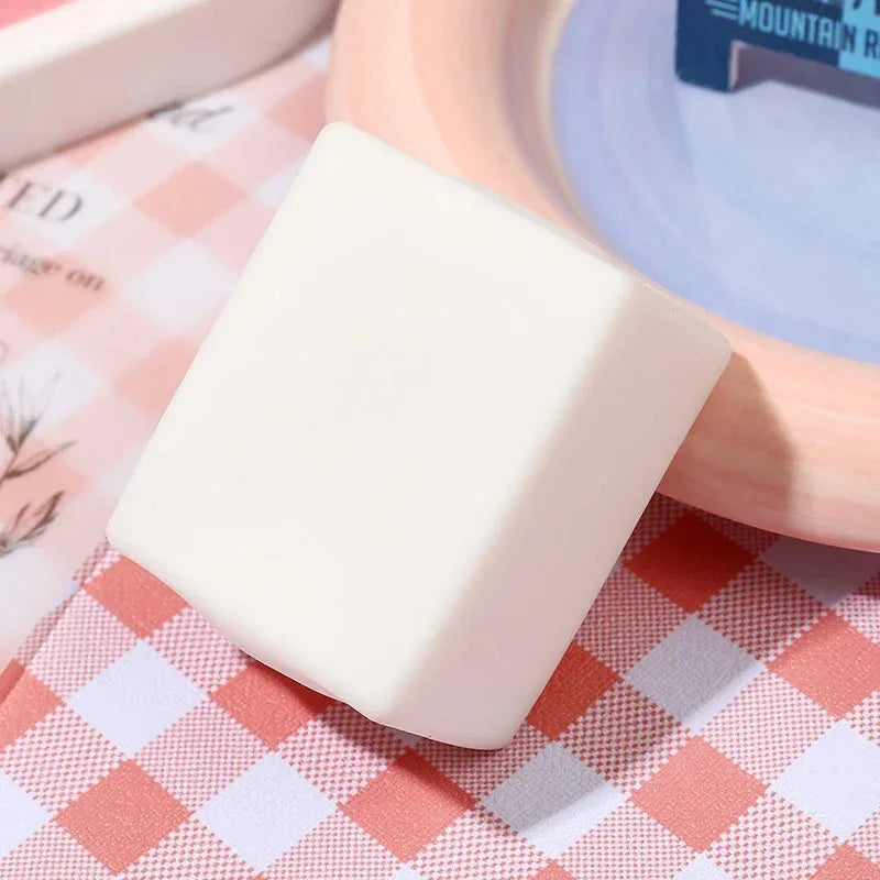 Cute Tofu Stress Balls  Sensory Toys Stress  Relief Fidget Toys squishy Dough Ball Gifts for Adults Children Best Gift