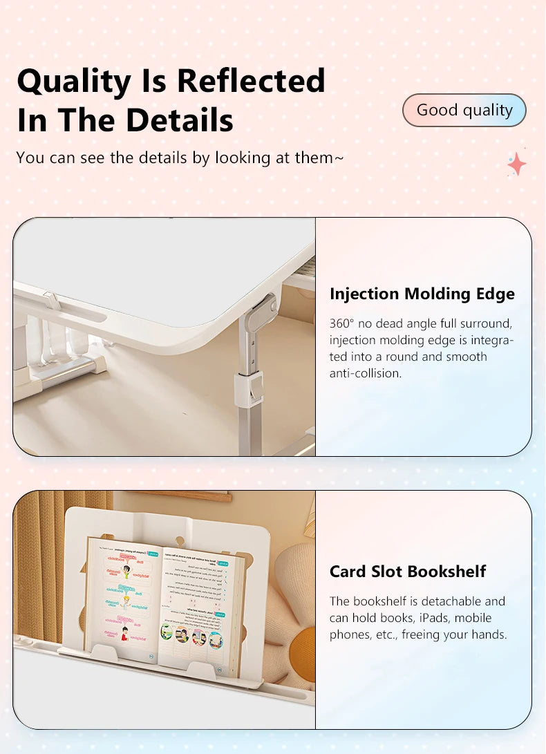 Laptop Desk Foldable Bed Table Adjustable Computer Gaming Desk Portable Folding Table Mesa Plegable Home Working Furniture