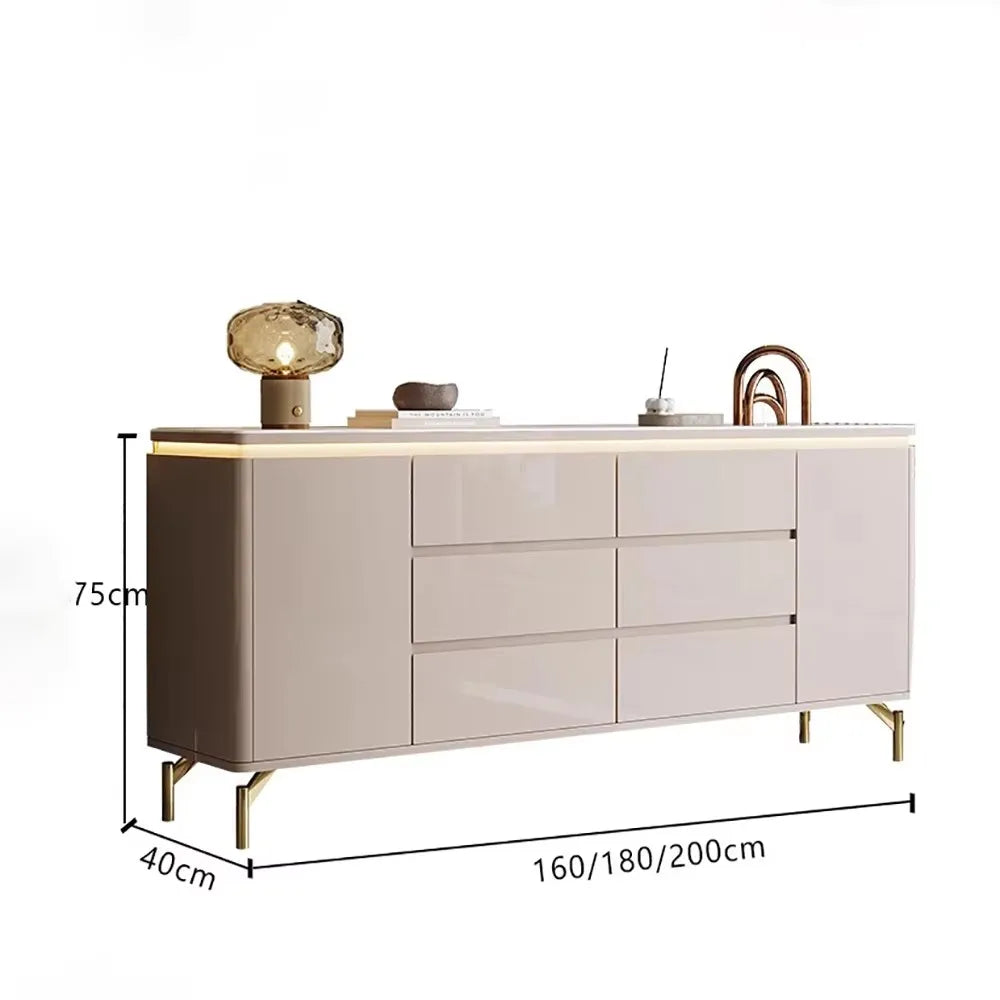 Simple Space Saving Cabinets Living Room Portable Storage Modern Trendy Display Cabinet Simple Luxury Vitrina Furniture