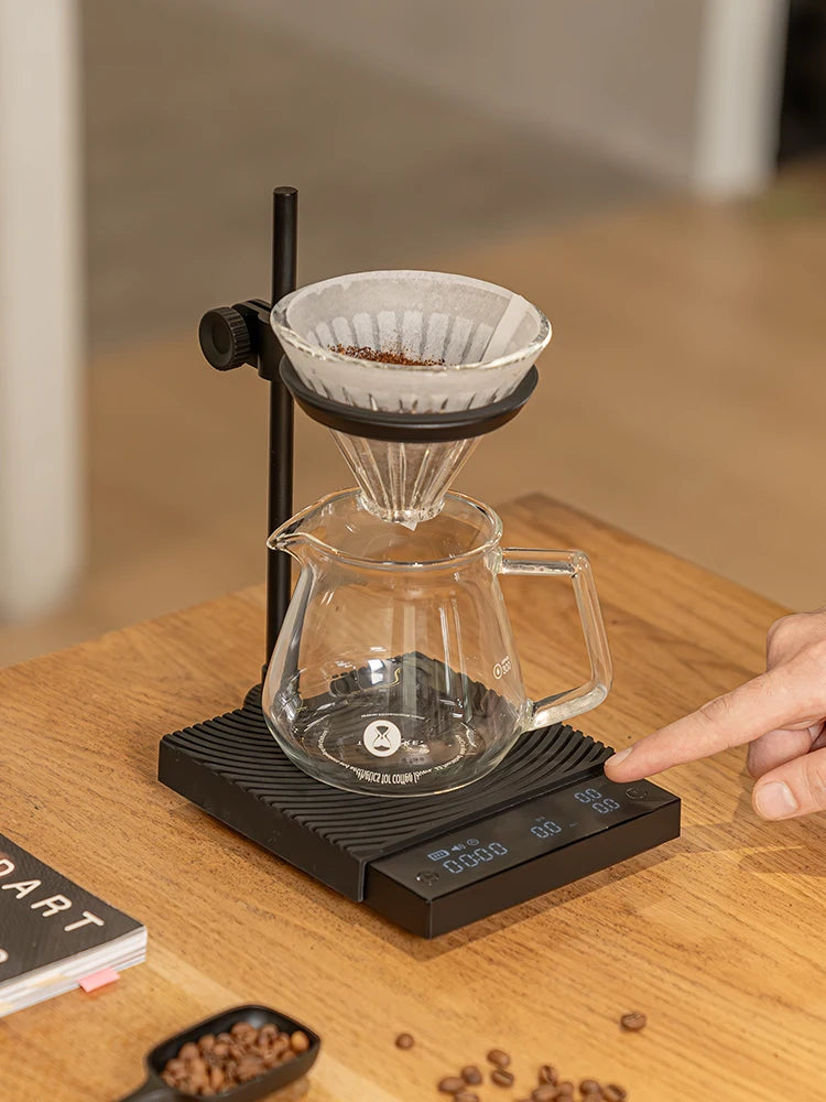 TIMEMORE Blackmirror Duo Coffee Digital Scales Weighing Timekeeping Flow Rate Measurement With Ddetachable Stand Mini Coffee