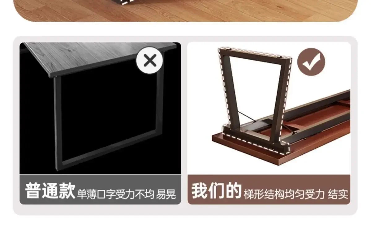 Home Computer Desk Desktop Desk Student Home E-sports Table Bedroom Simple Bookshelf Table Long Desk Workbench