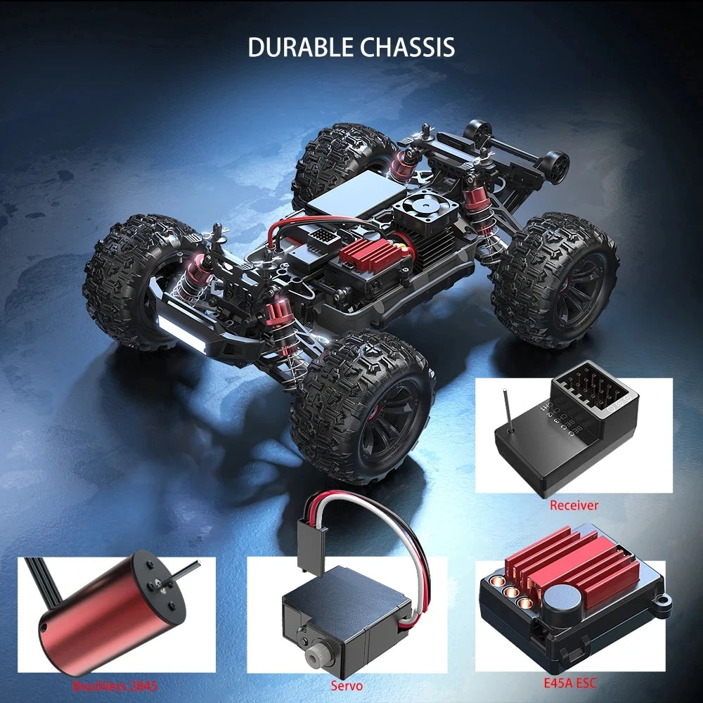 Hyper Go MJX 16207 16208 16209 16210 1/16 4WD RC Car 70KM/H Brushless  RC Racing Car Remote Control Cars Off-Road Truck Toys