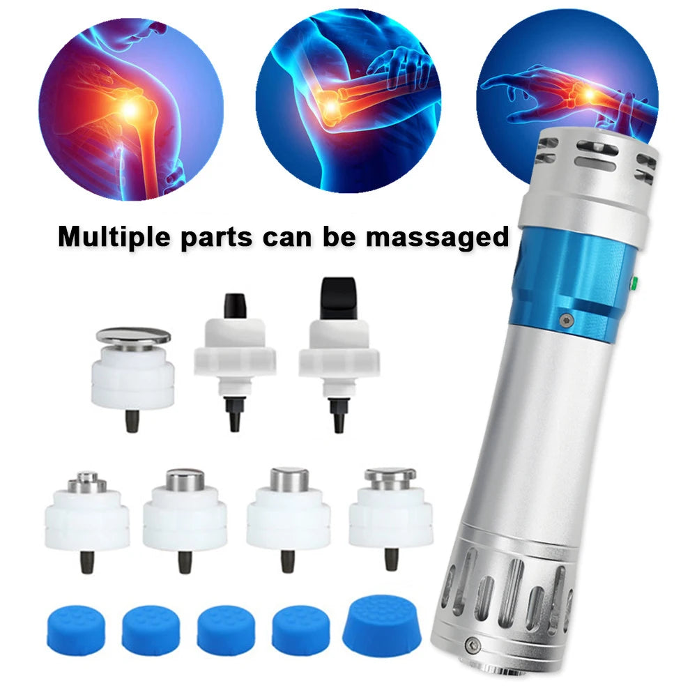 300mj Shockwave Therapy Machine With 7 Heads Body Massage ED Treatment  Relax Physiotherapy New Shock Wave Equipment Pain Relief