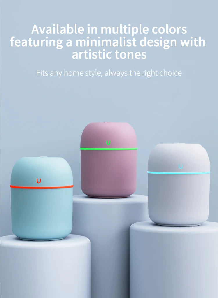 USB air humidifier Mini fog household small desktop humidifier Intelligent car aromatreatment machine