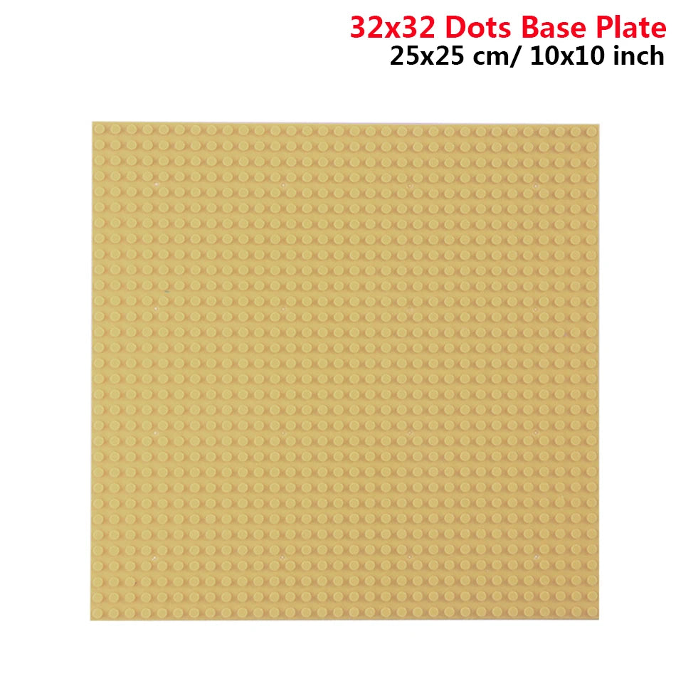 32x32 32x16 Dots Classic Building Blocks Base Plate MOC DIY Small Size Bricks Baseplate Parts for City Figures Children Toys