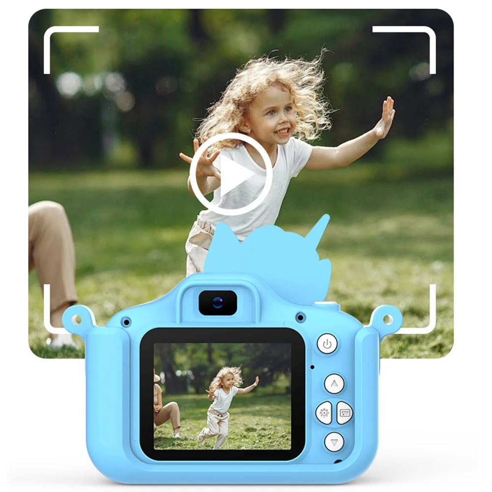 Kid Camera Digital Camera Toys For Girls Boys 1080P HD Screen Video Recording Music Playback Gaming 2 inch Children Camera Gift