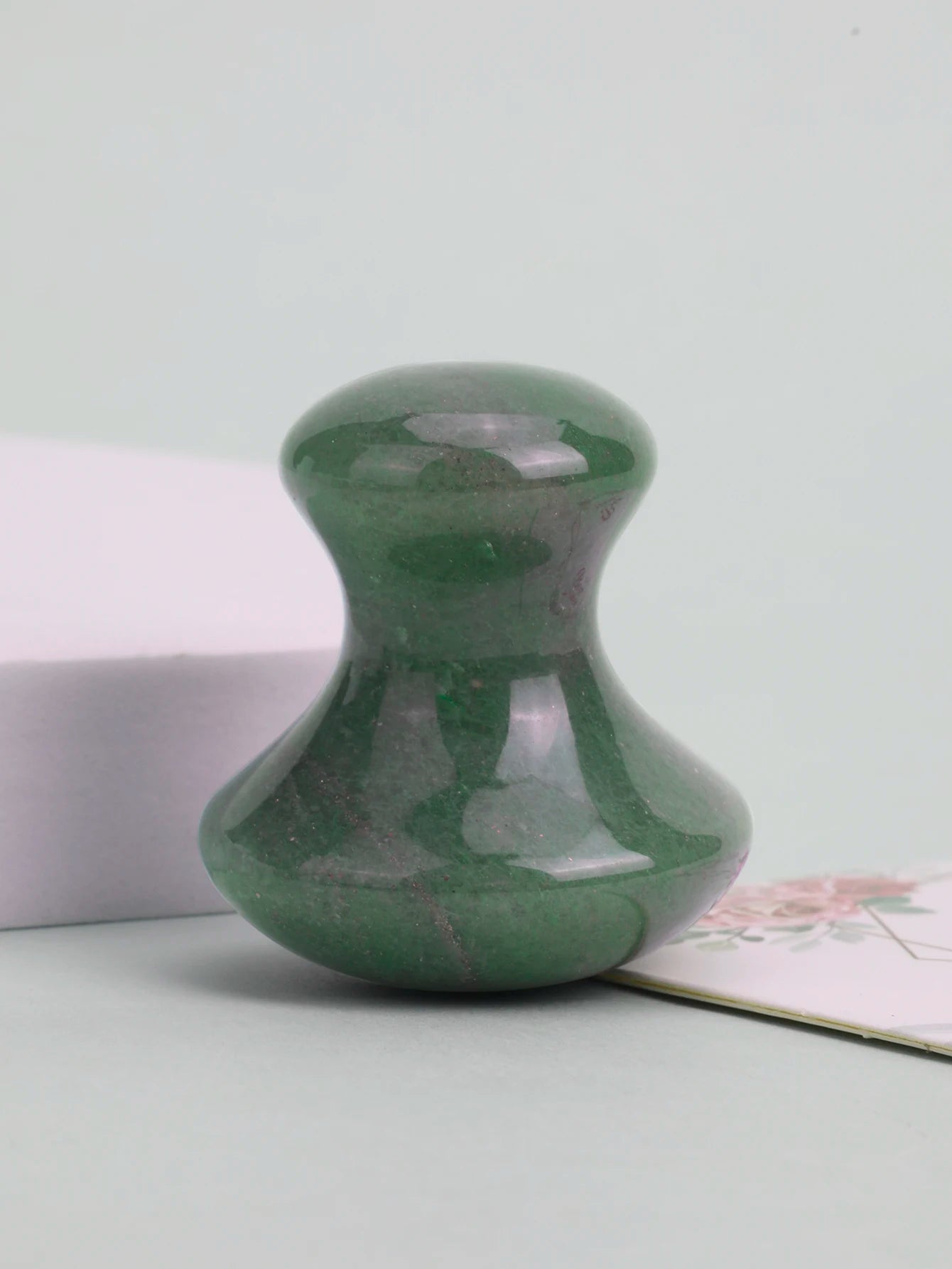 1 Natural Jade Mushroom Shape Gua Sha Board Face Back Body Massager Facial Beauty Care Skin Tool Women Relaxing Face Roller