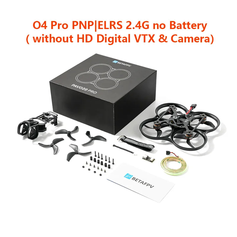 BETAFPV Pavo20 O4 Pro O3 Brushless Whoop Quadcopter  (without HD Digital VTX & Camera) No Battery 2025