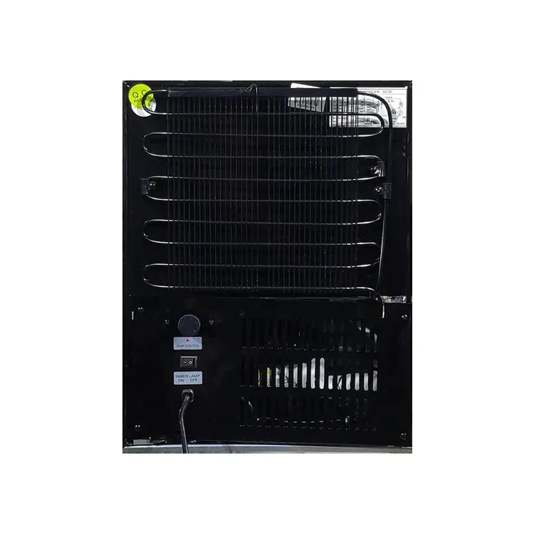 Vanace Compact Refrigerator 35 Liter Mini Bar Beverage Cooler Milk Small Fridge With LED Light