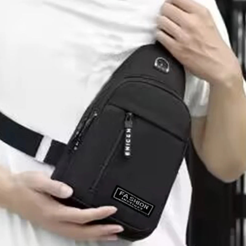 Single Shoulder or Crossbody Bag, Fashionable and Versatile, Suitable for Daily Outings and Travel, Nylon Material