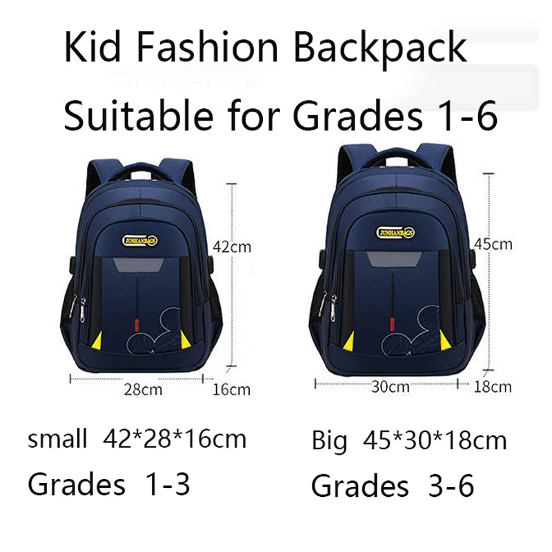Teen Boy Children School Bags 6-12 Year Kids Backpack In Primary Schoolbag For Girls Boys Waterproof Backpacks Book mochila