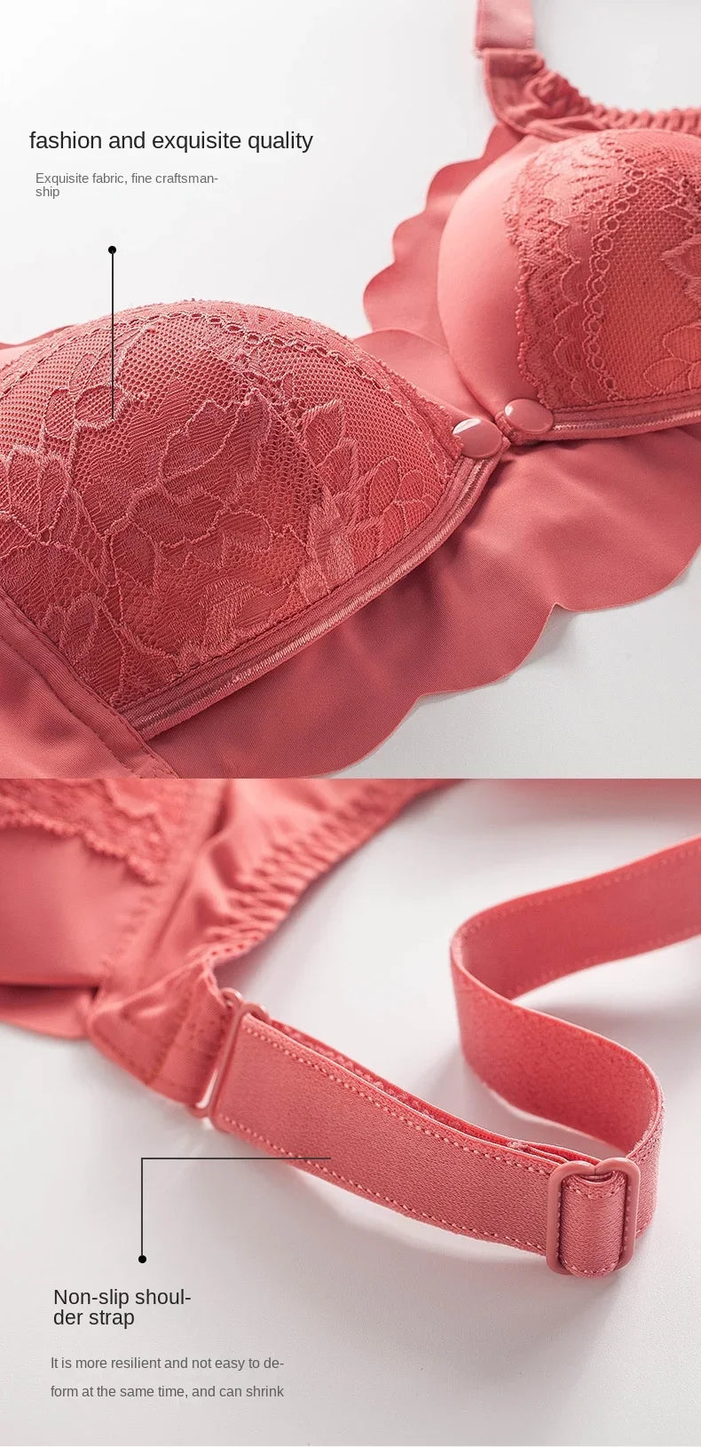 Front Open Nursing Bra Maternity Cotton Breastfeeding Pregnant Women Bralette Wire Free Maternal Underwear Lactation Clothes