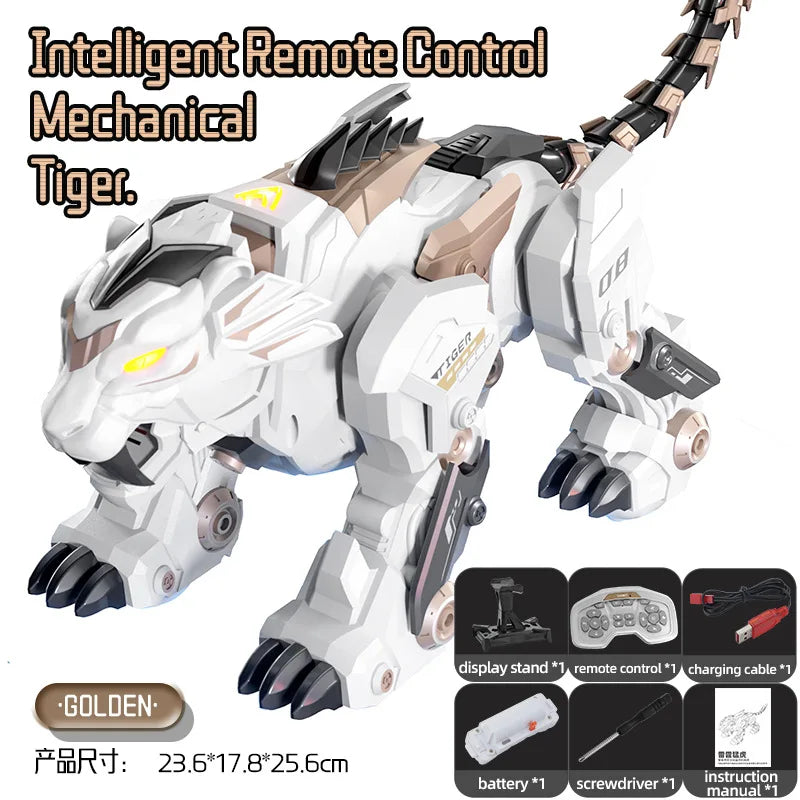 Jjrc R38 Smart Mechanical Tiger Robot Toy Electronic Pet With Touch Gesture Sensing Cross-Border Dancing Stunt Gift