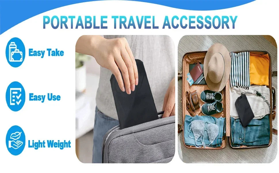 Foot Hammock for Flight, Plane Foot Hammock, Flight Essentials Hammock Support Plates Perfect for Long Travel Foot Leg Rest