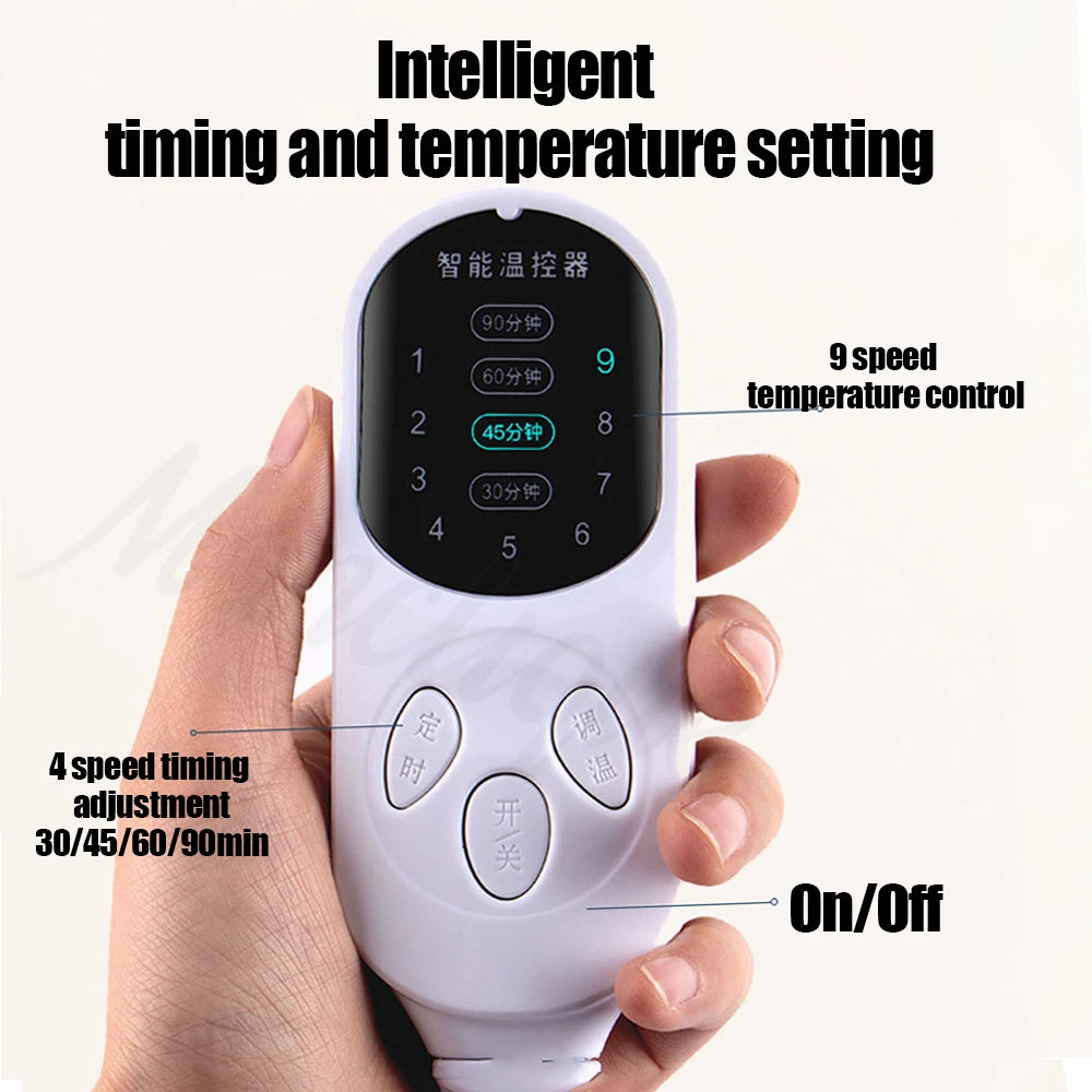 Super Big Moxibustion Leg Massager Electric Moxa Mugwort Foot Boots Timing Heating All wrapped with Remote Control Hot Compress