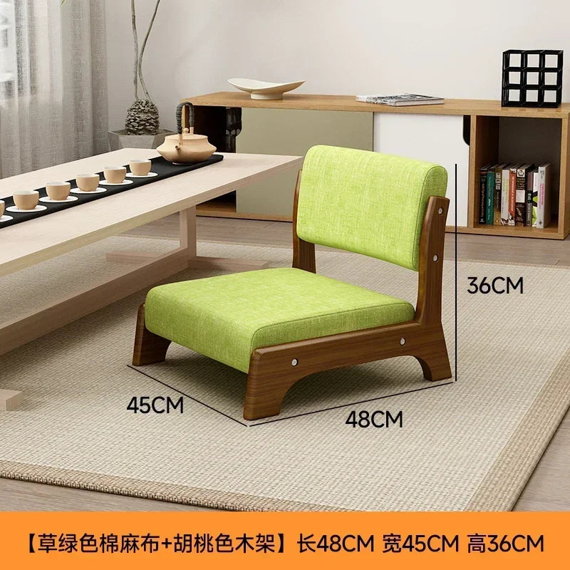 Modern Tatami Lazy Sofa Chair Japanese Living Room Furniture Back Floor Nordic Wind Bay Window Low