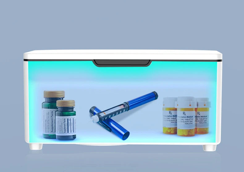 Car Portable Refrigerated Box Cool Box Cooler For Drug Growth Hormone Interferon Insulin USB Charging Thermostat Mini Fridge