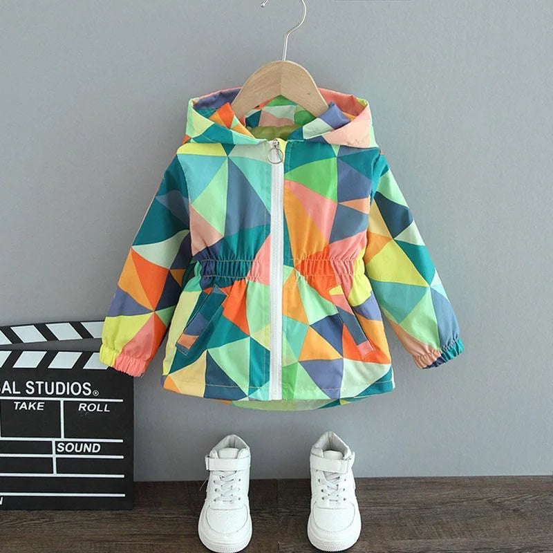 Fashion Dogs Baby Boys Jackets Casual Hooded Zipper Kids Windbreaker Coat Cartoon Boys Outerwear 1 2 3 4 5 6 Years Kids Clothes