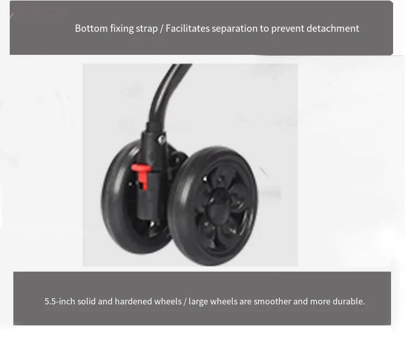 Pet Stroller with A Load-bearing Capacity of 20kg Cat Dog Stroller Small Lightweight Foldable Teddy Bear Outdoor Cart Detachable