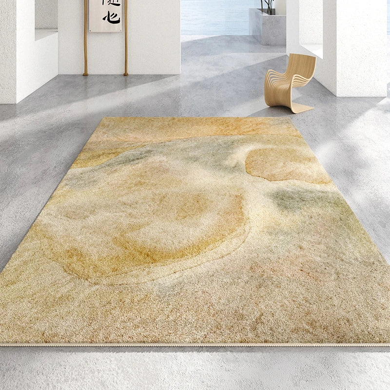 Light Luxury Bedroom Decor Irregular Carpet Large Area Carpets for Living Room Washable Lounge Soft Floor Mat Home Anti-slip Rug