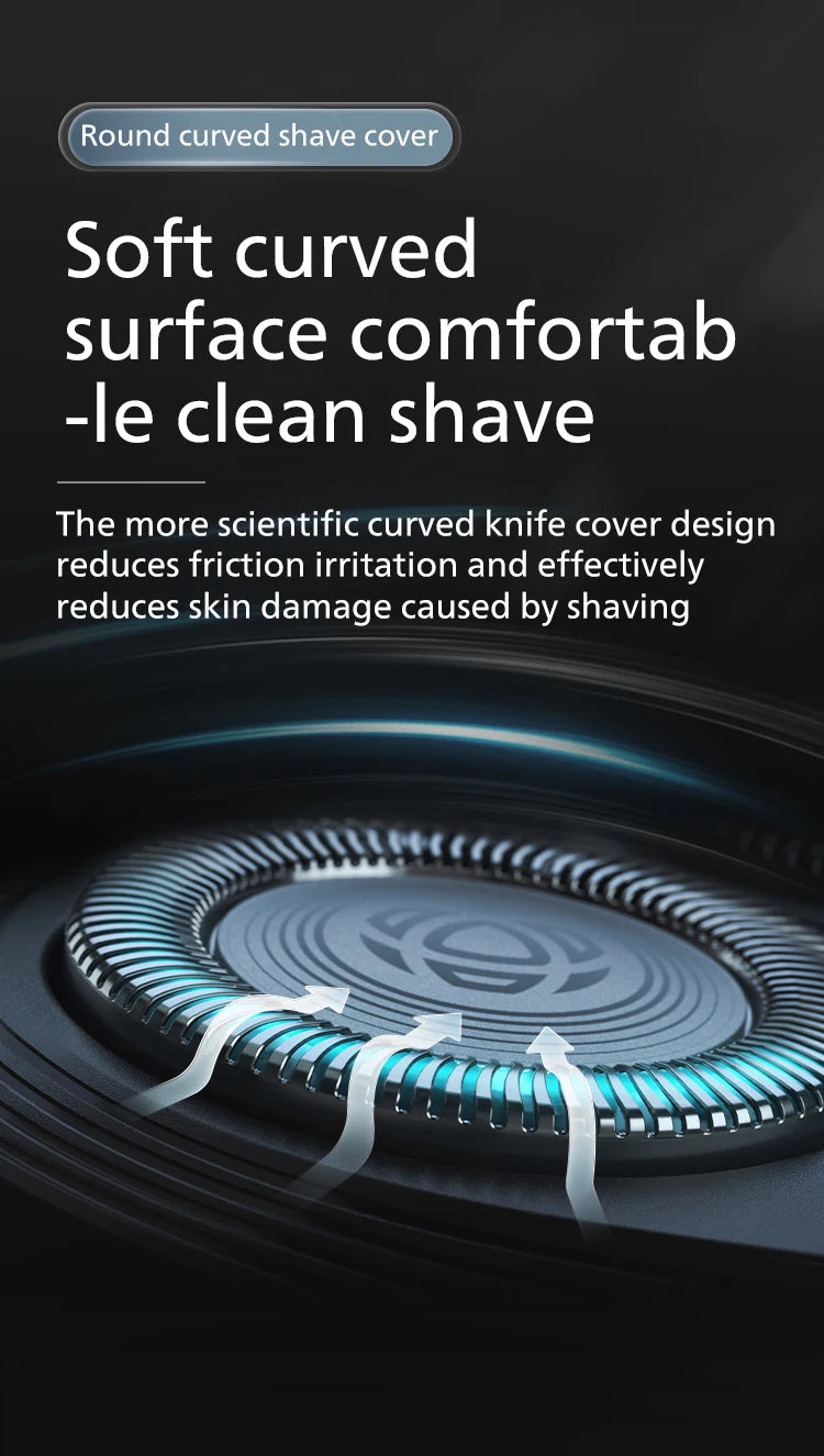 Philips New S1113 Electric Shaver Men Fast Shaving Beard Trimmer USB Charging IPX7 Ergonomic Design Triple Floating Head Razor