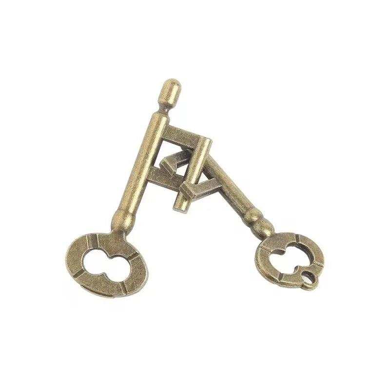 Creative Classic IQ Metal Brain Teaser Magic Baffling Puzzles Game Toys for Children Adults Funny Kids Gifts