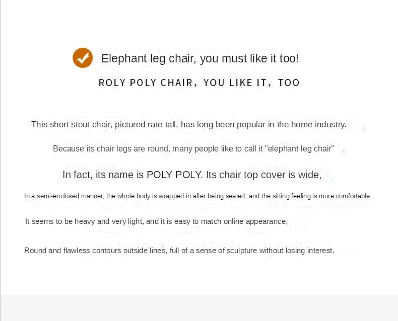 Scandinavian Designer Elephant Leg Chair Ins B&B Single Sofa Chair Lazy Creative Outdoor Leisure Chair Plastic