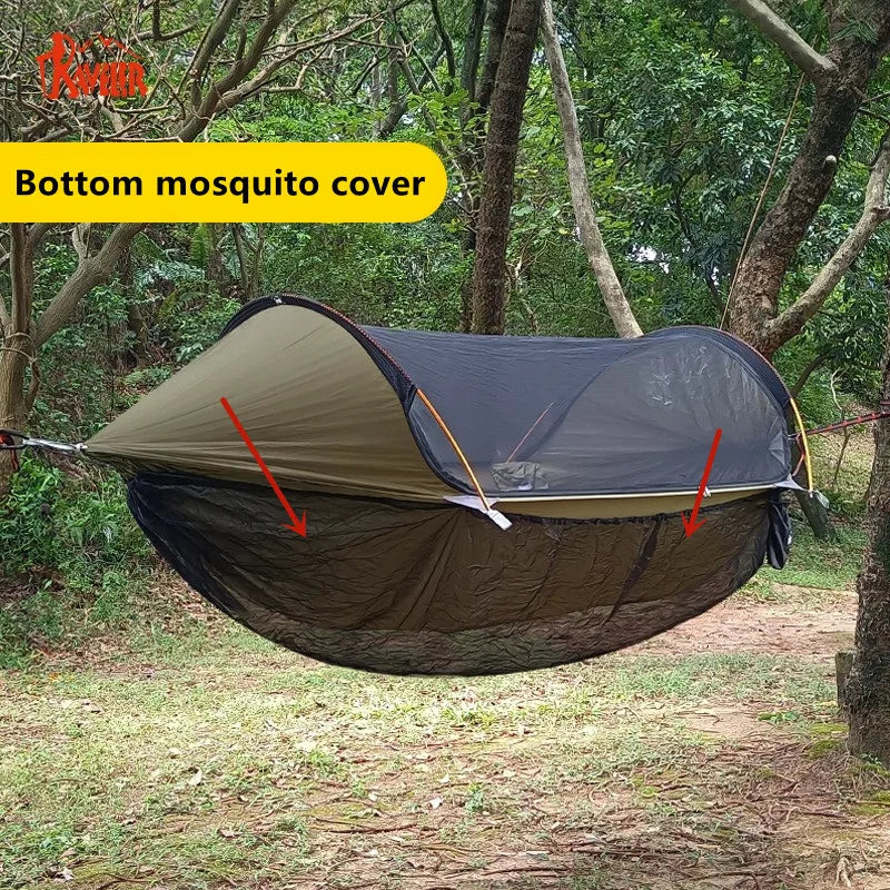 2025 Traveler  hammock bottom mosquito cover outdoor hammock detachable mosquito net camping hammock quick opening mosquito net