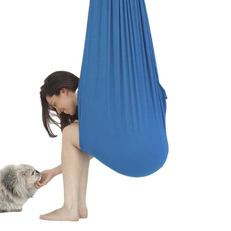 Children's hammock sensory swing adjustable indoor yoga adult outdoor training hammock 280*100cm