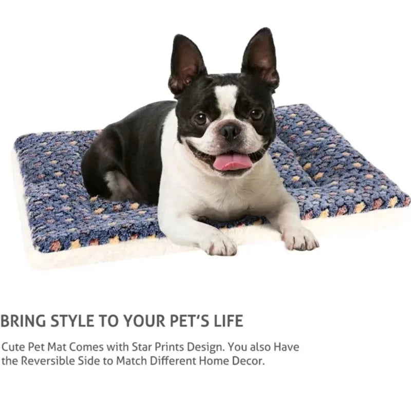 Thickened Comfortable Warm Small Cat Sleeping Cushion Skin-friendly Cute Winter Medium Dog Sofa Mat for Puppy Bed Accessories