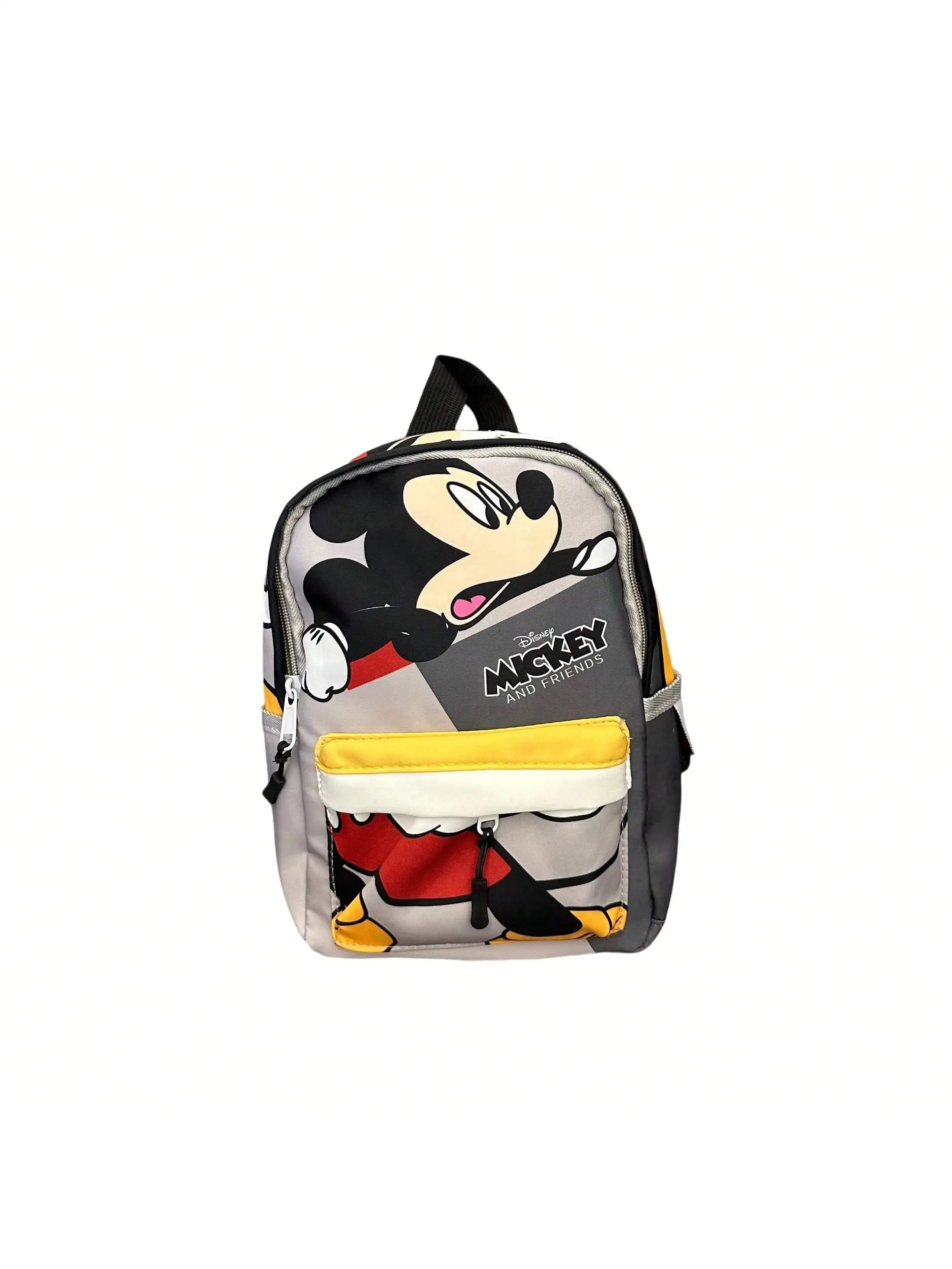 Disney Cartoon Mickey New Children's Fashion Backpack Girls School Bag Casual Cartoon Men and Women Cute Fashion Backpack