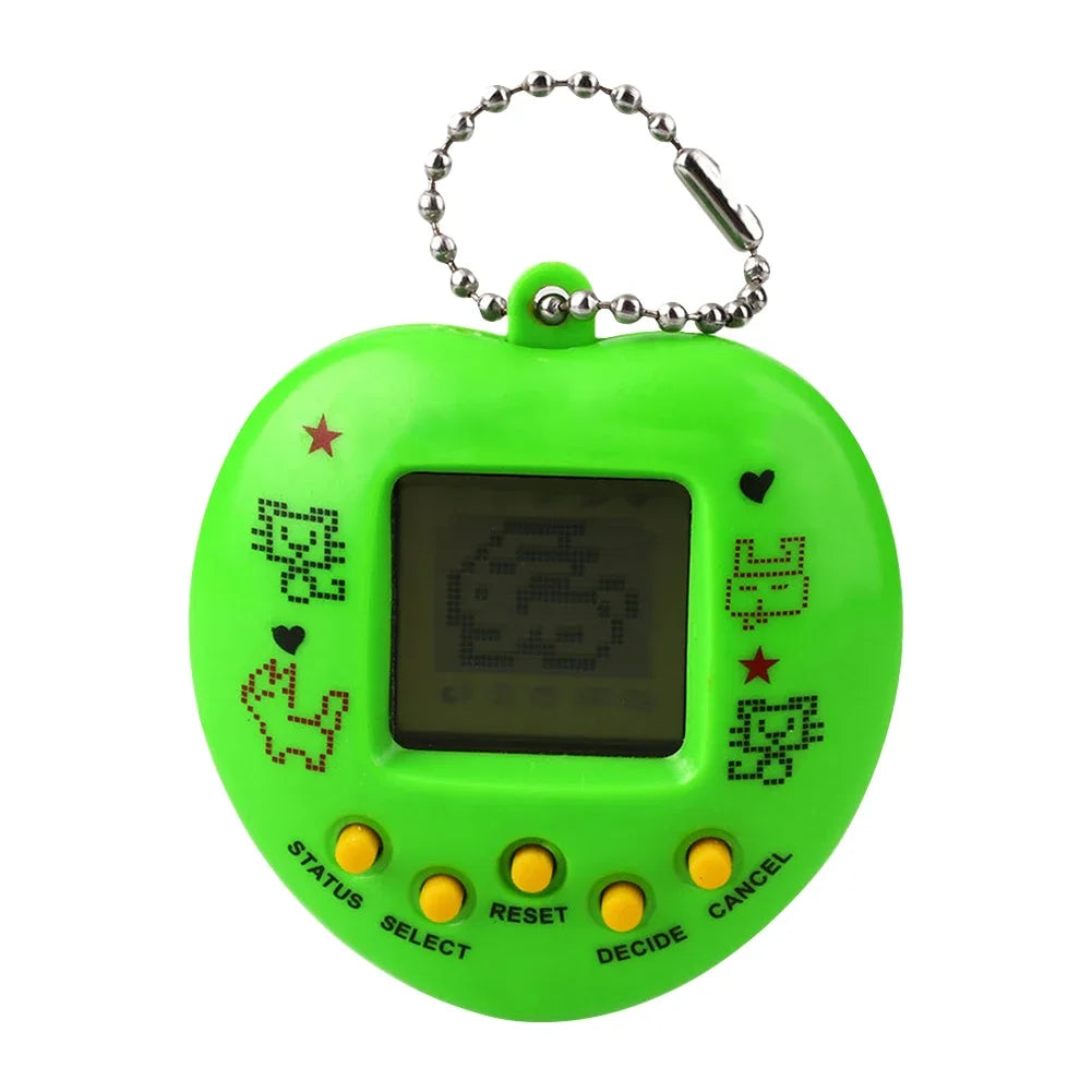 1Pcs 90S Nostalgic Tamagotchi Electronic Pets Console Kid’s Toy Portable Keyring Funny Virtual Cyber Toy Christmas New Year Gift