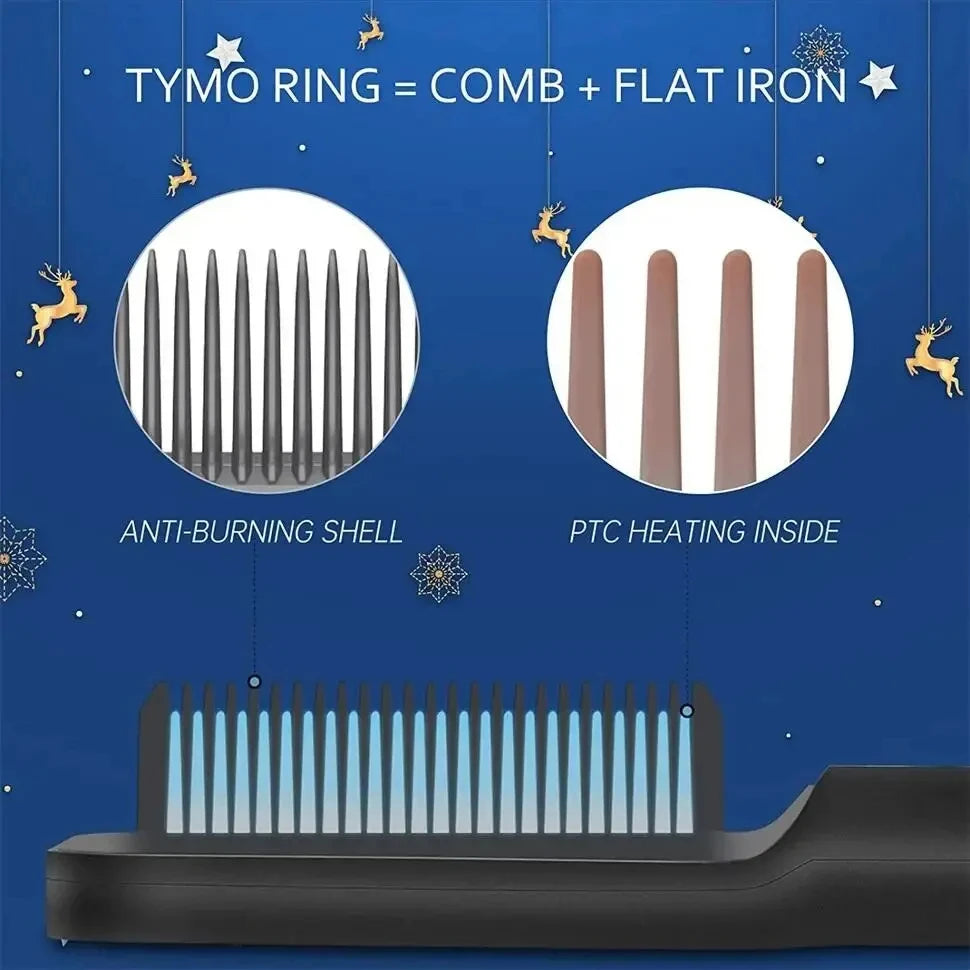 Negative Ion Straight Hair Comb Does Not Damage Hair Home Straight Board Clip Straight Dual-Use Anti Scald Straight Hair Tool