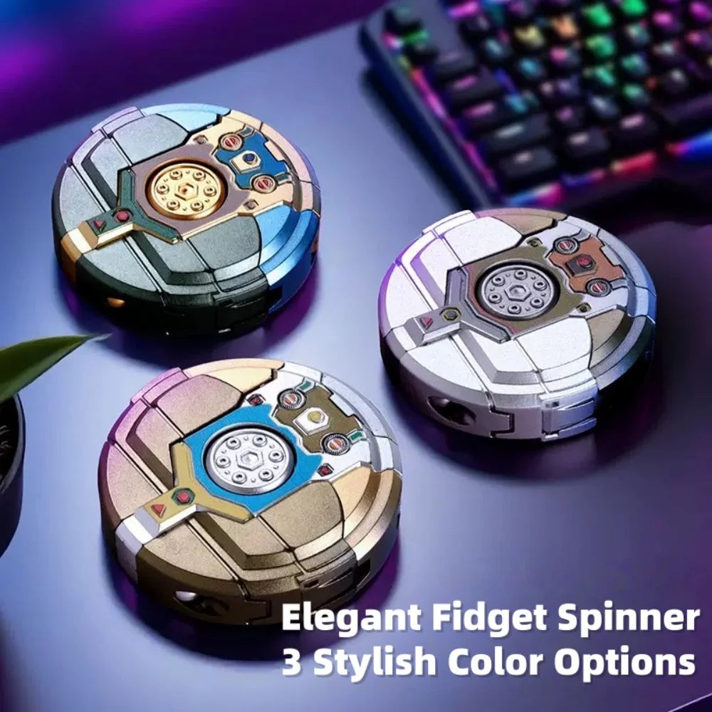 New 360 Rotating Ball Deformation Robot Fingertip Gyro Decompression Toy, Anti-compression Adult Sensory Toys, Children's Gifts