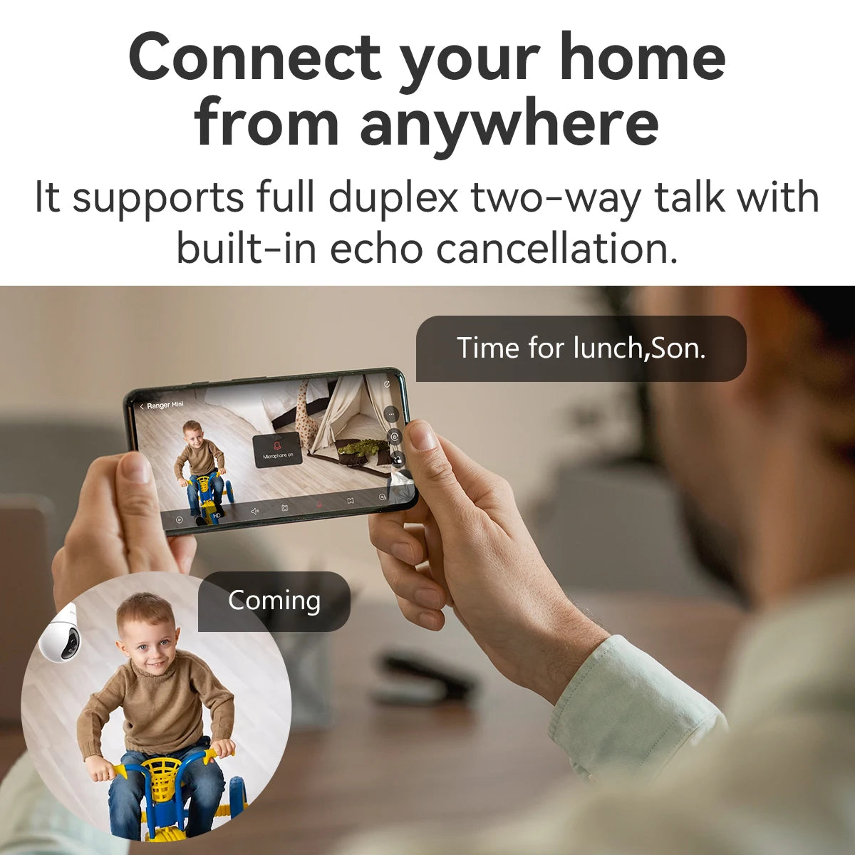 IMOU Ranger Mini 3/5MP IP Camera 360° Human Detection Baby Monitor Home Security Night Vision Surveillance Wireless Wifi Camera