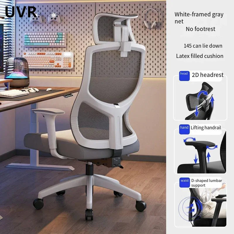 UVR Ergonomic Chair Gaming Computer Chair Can Be Lifted To Adjust The Backrest Chair Comfortable Mesh Staff Chair Office Chair