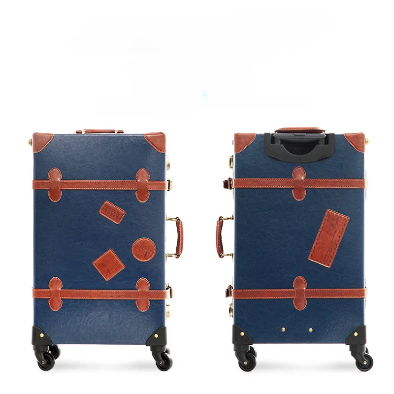 20/22/24''26 inch Luggage set woman Travel Suitcase Set Universal Retro password rolling luggage case middle size luggage
