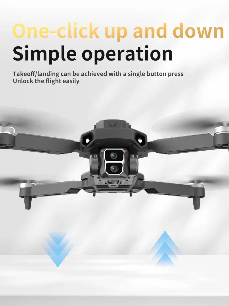 L106-1 GPS Professional Drone With 4K HD Camera Screen Remote 5G WIFI 3KM EIS Obstacle Avoidance FPV Brushless Quadcopter
