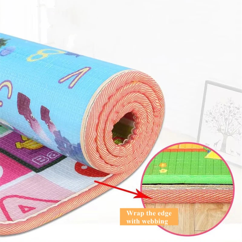 200x180/180x150/180x120cm Play Mat for Children's Thick Safety Mat Friendly Crawling Play Mats Folding Mat Carpet Rug Playmat