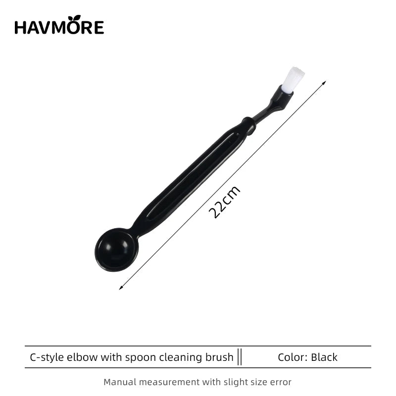 Food Grade Coffee Machine Cleaning Brush Long Handle Replaceable Cleaning Coffee Machine Cleaning Brush