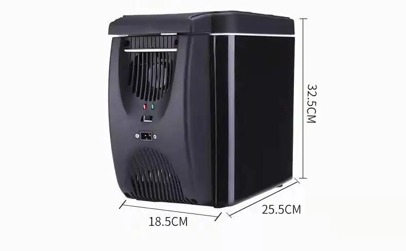 6L Portable Vehicle Refrigerator Mini Car Fridge Incubator Use For Cooling Heating Truck Dormitory Beauty Maquillage