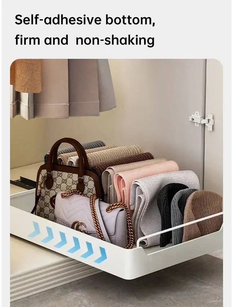 Box With Sliding Rail Pull-Out Cabinet Storage Rack Spice Pantry Shelves Drawer Kitchen Organizer Basket