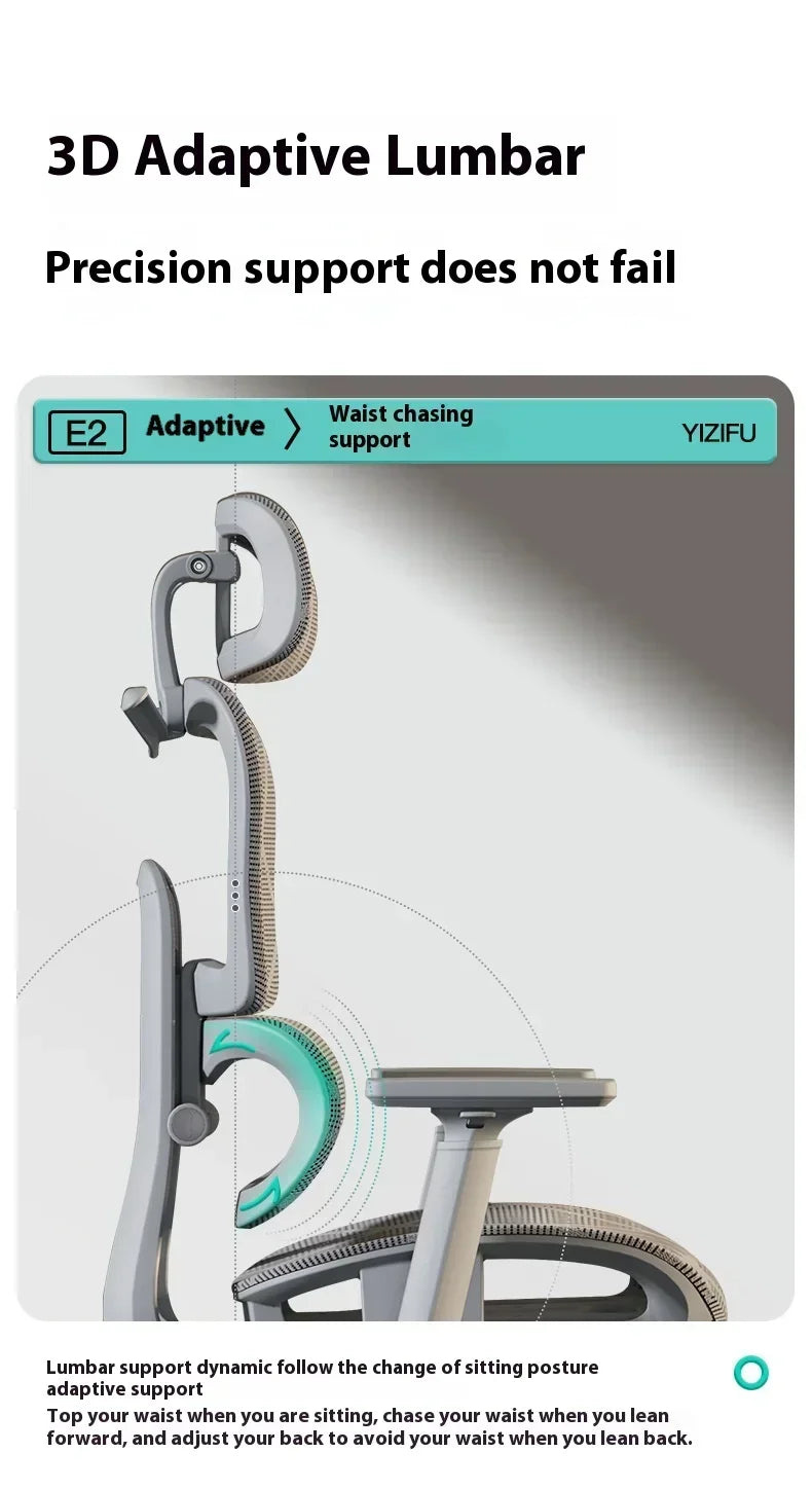 Ergonomic Chair 3D Headrest Armchair Gaming Chairs Computer Recliner Relaxing Massage Silla De Escritorio Office Furniture