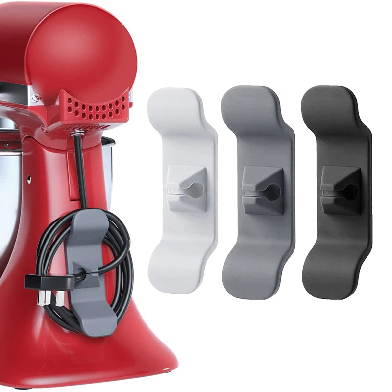 3/6Pcs Cord Wrapper Hooks Clip Cable Wire Organizer Kitchen Appliance Wire Winding Protection Household Appliances Cable Winder