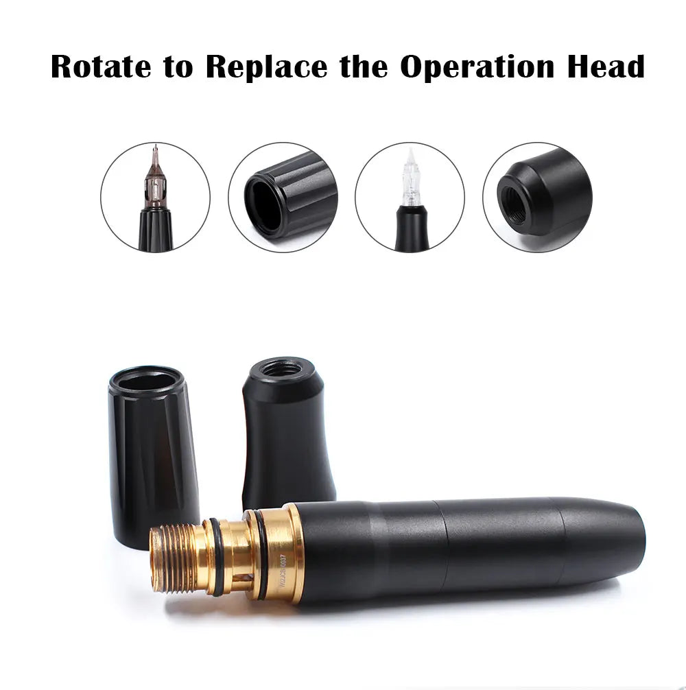 Professional P300 Permanent Makeup Tattoo Machine Kit 2 Heads Microblading Machine For Eyebrow Lip With Tattoo Cartridge Needles