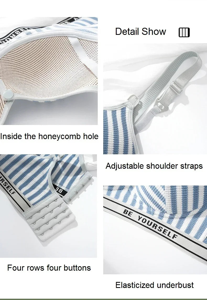 Women Mommy Nursing Underwear Women Mom Cotton Maternity Pregnant Brassiere Female Ladies Mommy Non-steel Ring Breastfeeding Bra