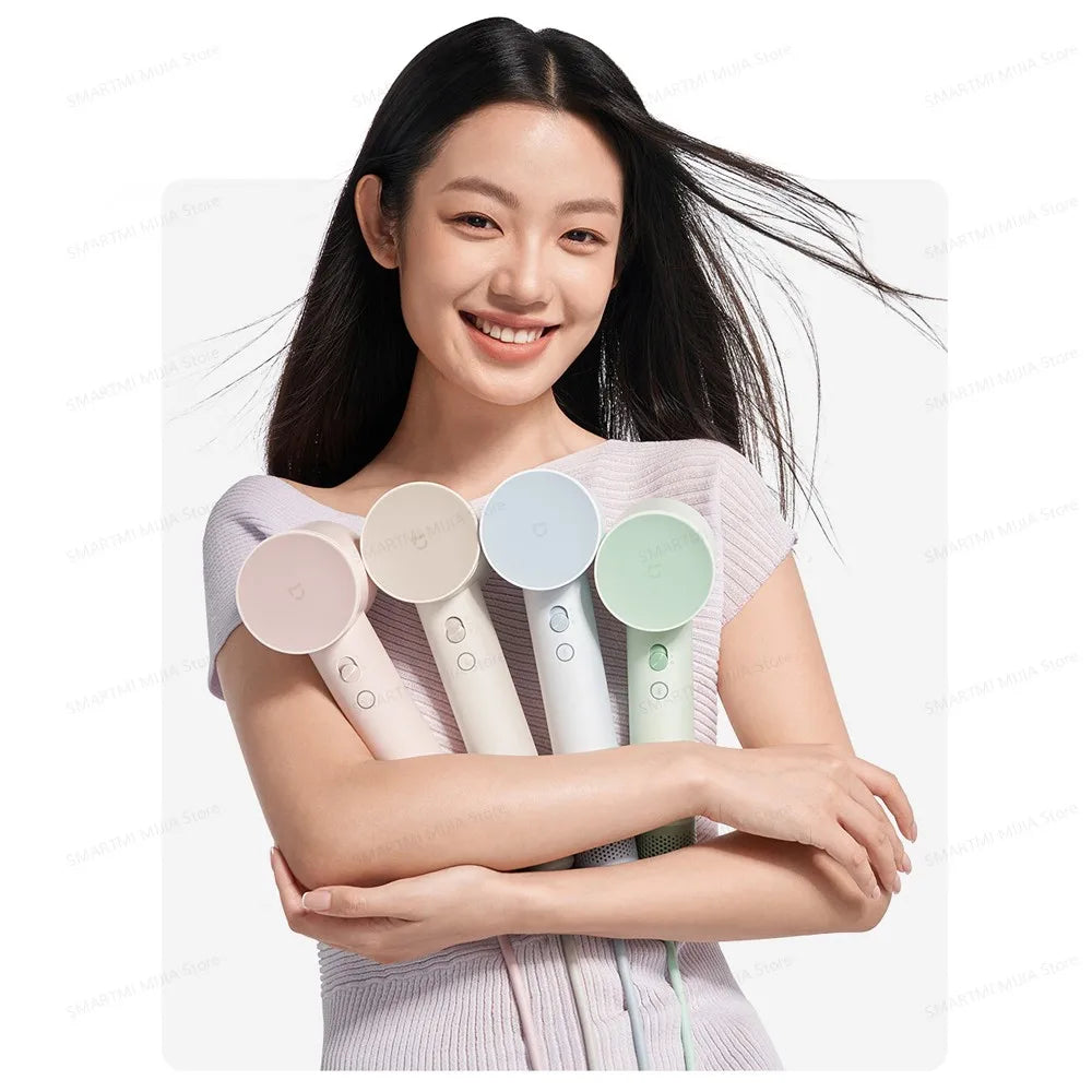 2025 New XIAOMI MIJIA High-Speed Hair Dryer,110000rpm,62m/s Powerful airflow,8 Airflow Mode,347g 4 Color,CN Version With Adapter