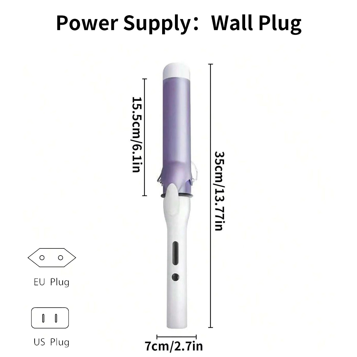 40mm large outer diameter hair clipper, wave hairdresser, non damaging generator, curling rod, curling rod