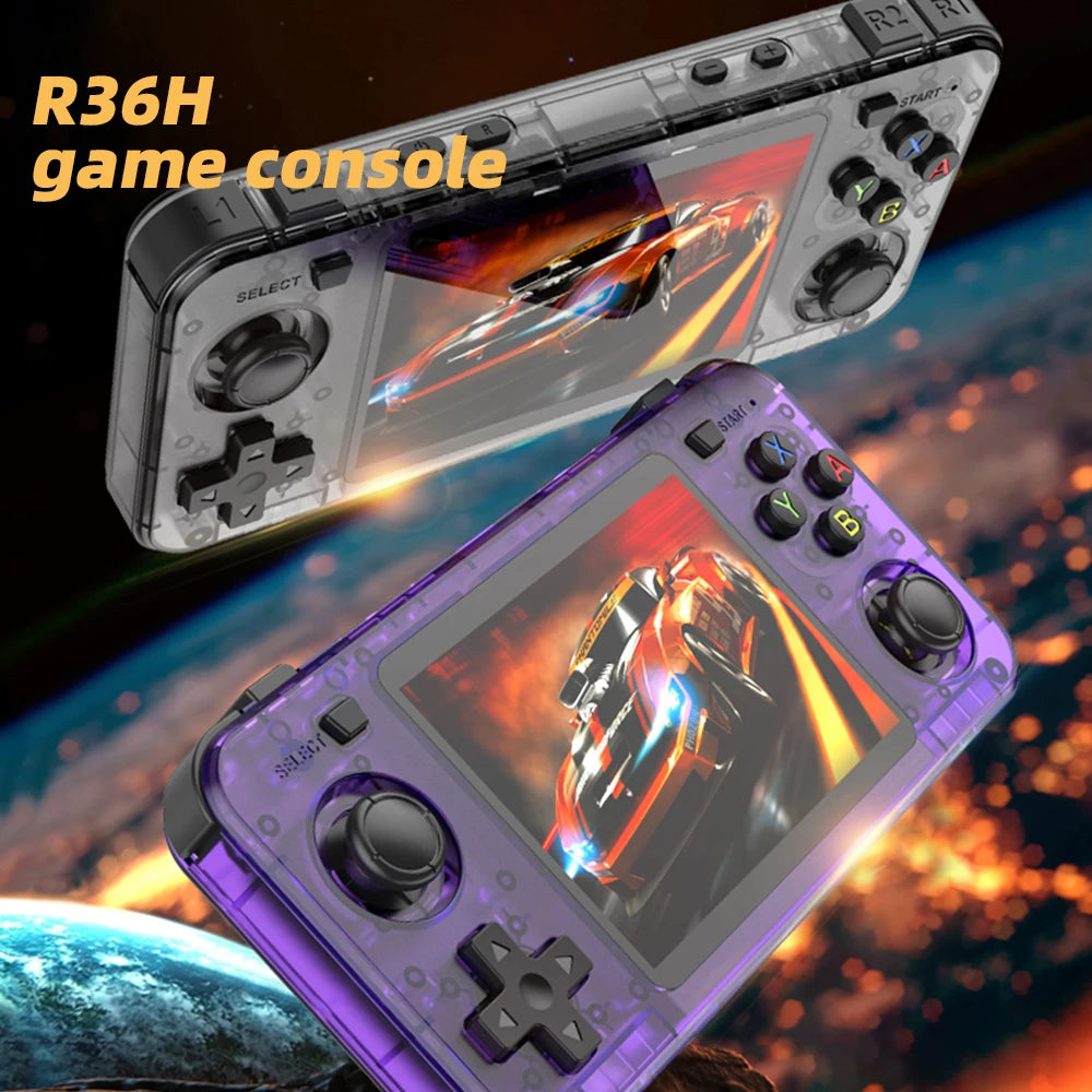 R36H open-source retro handheld game console cross-border Linux system 3.5-inch IPS full fit high-definition screen